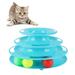 Manfiter Cat Tracks Cat Toy - Fun Levels of Interactive Play - Circle Track with Moving Balls Satisfies cat Hunting Chasing & Exercising Needs
