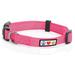 Pawtitas Reflective Dog Collar Adjustable for Medium Dogs - Pink Collar