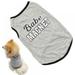 Pet Puppy dog Summer Small Dog Cat dogs pets clothing Cotton T Shirt Apparel Clothes Dog Rule Vest XS S M L Summer