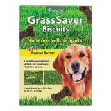 NaturVet â€“ GrassSaver Biscuits for Dogs â€“ Healthy Supplement to Help Rid Your Lawn of Yellow Spots â€“ Enhanced with a Tasty Peanut Butter Flavor â€“ 8 Week Suppy - 22.2oz Twin Pack