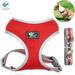 Deago Dog Harness Leash Set Dog Harness No-Pull Pet Harness Adjustable Reflective Mesh Outdoor Pet Vest for Dogs Easy Control for Small Medium Dogs - Size XS Red