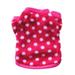 Groomer Christmas Pet Dog Clothes Coat Winter Cute Leopard Dot Pet Pullover Shirt