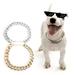 Dog Chain Collar Pet Plastic Fashion and Cool Necklace Adjustable Safety Control for Small Medium Large Dog Boy(14.57 )