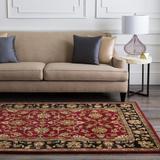 Livabliss Mertensia Hand-tufted Red Wool Area Rug - 4' x 6'