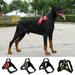 Durable Adjustable Dog Harness - Dogs Training Harness Explosion-proof Vest with Easy Control Handle - Tugging or Choking for Small Medium Large Dogs Red S Chest 17-20