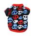 Pet Dog Fleece Coat Soft Warm Dog Clothes Skull Camouflage/Polka dot/Leopard/Paw Printed/Striped Pullover Fleece Warm Jacket Costume for Doggy Cat Puppy Apparel XS