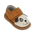 Wee Squeak Fetch the Dog Shoe Size: 3 Color: Brown