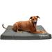 FurHaven Pet Products Indoor/Outdoor Oxford Orthopedic Deluxe Mattress Pet Bed for Dogs & Cats - Stone Gray Jumbo