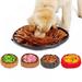 Pet Dog Toys Round Pet Dog Sniffing Pad Washable Training Blanket Feeding Mat Piecing Dog Interactive Toys