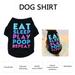 CACAGOO Dog Shirt Dog T-Shirts Dog Spring Summer Clothes Printed Pet Clothing Pet Summer Clothes for Puppy Dogs