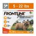 FRONTLINEÂ® Plus for Dogs Flea and Tick Treatment Small Dog 5-22 lbs Orange Box 6 CT