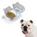 Cat Dog Bowls Elevated Cat Food Water Bowls Tilted Raised Pet Feeder Bowl for Cats and Small Dogs