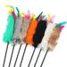 New 55cm Fun Pets Stick Toys Cats Toys Feather Wand Rod For Cat Catcher Teaser Toy For Pet Kitten Jumping Trainning