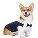 Dog And Cat Costume Gentleman Clothes Wedding Suit Formal Shirt For Small Dogs Bowtie Tuxedo Pet Outfit