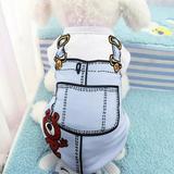 Summer Pet Vest Breathable Kitten Costume Unisex Pet Cotton Apparel Cute Puppy Tops Clothes Small Pet T-Shirt XS-2XL