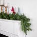 Real Touch™️ Pre-Lit Noble Fir Artificial Christmas Garland - 9' x 10" - Clear Lights - Green