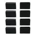 Chair Leg Caps Furniture Feet Slider Floor Protector 8pcs 20x40mm(0.79"x1.57") - Black - 1.65" x 0.94" x 0.94"(L*W*H)