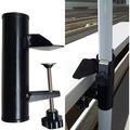 Cheers.US Umbrella Stand Parasol Holder Fixed Clip Portable Adjustable Umbrella Base Stand Buddy Holders Clamp Fishing Mount Chair Clamps for Beach Courtyard Balcony