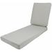 Tempo Outdoor Chaise Seat Cushion La Playa Mushroom Gray