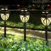 10PK Solar Pathway Lights Outdoor Solar Garden Lights for Yard Lawn Waterproof Auto-on/off Solar Landscape Lights for Lawn Yard Garden Pathway Driveway