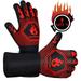 Binpure 1Pc BBQ Glove Premium Insulated Durable Heat Resistant Thick Silicone Microwave Kitchen Cooking Gloves