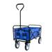 150bls Load Folding Beach Shopping Cart With Wheels Outdoor Garden Utility Cart Blue