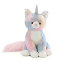 GUND Rainbow Shimmer Caticorn Plush Stuffed Unicorn Cat 9 Multicolor