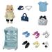 Calico Critters Fashion Playset Shoe Shop Collection Dollhouse Playset with Caramel Dog Figure and Fashion Accessories