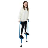 Flybar Maverick Walking Stilts for Kids â€“ Adjustable Height â€“ Ages 5+ Up to 190 Lbs Blue