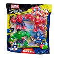 Heroes of Goo Jit Zu Marvel Hero 4-Pack Spider-Man Hulk Iron Man and Captain America