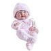 Mini La Newborn Boutique Realistic 95 Anatomically Correct Real Girl Baby Doll Dressed In Pink All Vinyladesigned By Berenguer