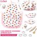 LNKOO Complete Kids Cooking and Baking Set - 11 Pcs Includes Apron for Little Girls Chef Hat Mitt & Utensil for Toddler Dress Up Chef Career Role Play for 3 Year Old Girls and Up