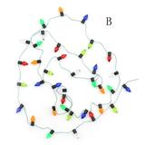 MageCrux 1PC 1M Dollhouse Miniature A String Of Multi-Coloured Plastic Christmas Lights