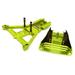 Integy RC Toy Model Hop-ups C25302GREEN Billet Machined Front & Rear Bulkhead for Traxxas Slash 4X4 LCG Chassis