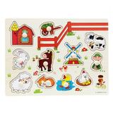 Baby Hand Grasp 3D Wooden Puzzles Toy Tangram Jigsaw Board Cartoon Toys Kids Educational Wooden Toys Toys