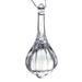 Chandelier Hanging Crystals Balloon Clear 3-1/2-Inch 6-Piece