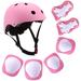 Kids Boys and Girls Outdoor Sports Protective Gear Safety Pads Set [Helmet Knee Elbow Wrist] for Rollerblades Scooter Skateboard Bicycle Rollerblades