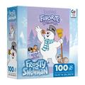 Ceaco 100-Piece Kids Frosty the Snowman Everyone s Favorite Snowman Interlocking Jigsaw Puzzle