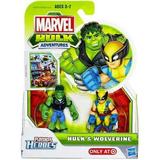 Marvel Hulk Adventures Hulk & Wolverine Action Figure Set