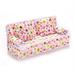 JETTINGBUY 2 Groups set Sofa Couch 2 Cushions For Barbies Kids Dollhouse Furniture Printing