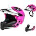 Lixada Kids Detachable Full Face Helmet Children Sports Safety Helmet for Cycling Skateboarding Roller Skating