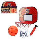 JuLam Mini Basketball Hoop Set Hanging Basketball Hoop with Basketball and Pump for Children Adults Indoor Basketball Games