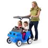 Step2 Side-by-Side Push Around SUV Blue Two-Seater Stroller Push Car for Toddlers