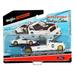 2021 Ford GT #98 Heritage Edition with Flatbed Truck White and Black Elite Transport Series 1/64 Diecast Model Cars by Maisto