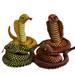 Shulemin 1Pc Simulation Cobra Python Plush Spoof Toy Kids Snake Doll Gift Home Decoration Green Python