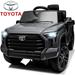 iYofe Gray 12V Toyota Tundra Powered Ride On Cars with Remote Control Ride On Toys for Kids Boys Girls 4 Wheels Ride on Trucks with Bluetooth Music USB Electric Cars for Kids 3-6 Years Old Gifts