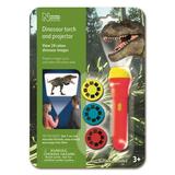 Natural History Museum Dinosaur Flashlight and Projector w/ - 24 Color Dinosaur Images - STEM Toy