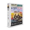 Barstow California Route 66 License Plates (1000 Piece Puzzle Size 19x27 Challenging Jigsaw Puzzle for Adults and Family Made in USA)