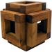 Cover Sliding Cage Cube - Wooden Brain Teaser Puzzle