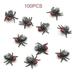 100 Pcs Plastic Simulated Fly Joke Toys Prank Flies Toys for Halloween Party Decorations;100 Pcs Plastic Simulated Fly Joke Toys Prank Toys for Halloween Party Decor